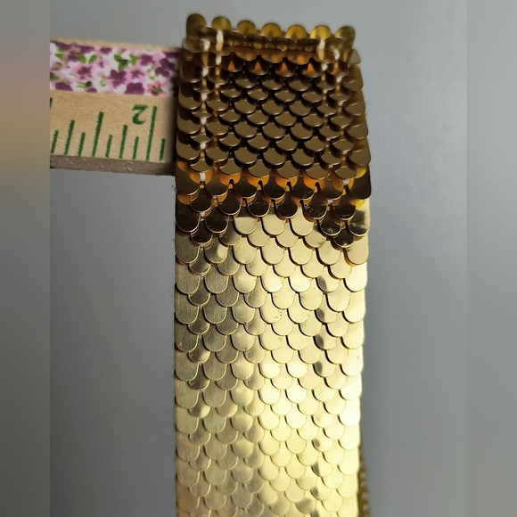 Statement Vintage Gold Metal Snake Belt Stretch main image 7